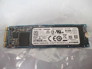 Toshiba 256GB M.2 2280 SSD THNSNK256GVN8 P/N: 0M4Y0W - Picture 1 of 4