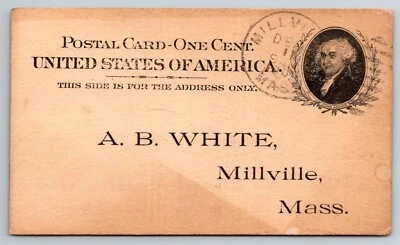 Millville, Massachusetts Installation Supper Response 1901 Postal Card - Image 1 of 2