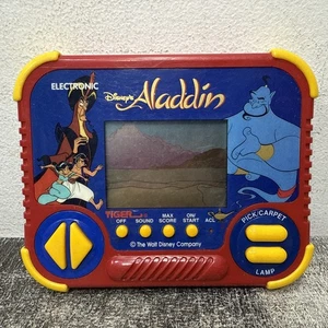 Vtg 1990 Tiger Electronics Disney Aladdin Handheld Video Game As-Is Not Working - Picture 1 of 7