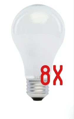 FEIT ELECTRIC Q72A/W/4/RP 100W=72W Light Bulbs | Soft White | 8 Bulbs.      R1W2 - Image 1 of 4
