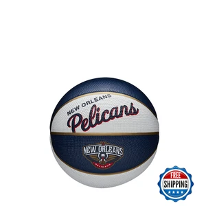 Wilson NBA Team Retro Mini Basketball - New Orleans Pelicans - Bild 1 von 7