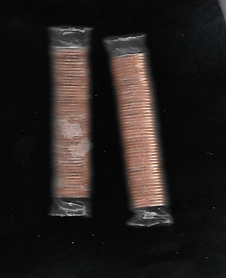 2009 D US Penny 2 Rolls Lincoln Formative Years Shrink wrap by Mint  Free Ship - Image 1 of 2