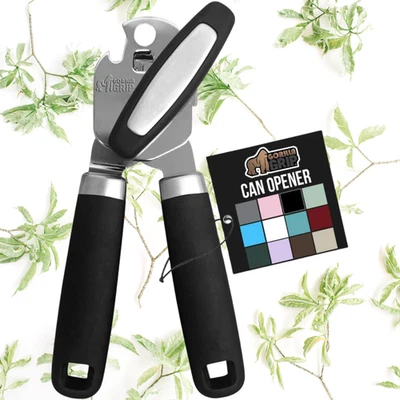 Abridor de latas manual, abrelatas de alta resistencia con cuchillas afiladas y corte suave Foto 1 de 4