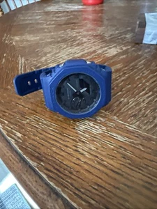 G-Shock GA2100 Casioak Royal Oak Mod White Rubber Band - Picture 1 of 3
