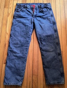 Wrangler Jeans Men's 34Wx30L Blue Rugged Wear 3M Thermal Insulated Good Used!๐ - Picture 1 of 8