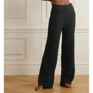 Neu mit Etikett Skims Kim Kardashian schwarze kuschelige Teddyhose Größe XL - Bild 1 von 7