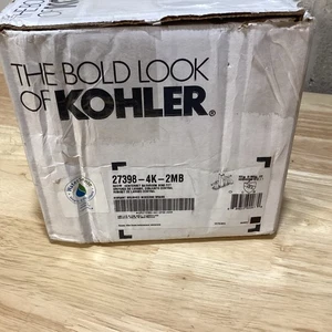 Kohler 27398-4K-2MB Riff Centerset Rubinetto Lavabo Bagno, Ottone Moderno*LEGGI* - Foto 1 di 8