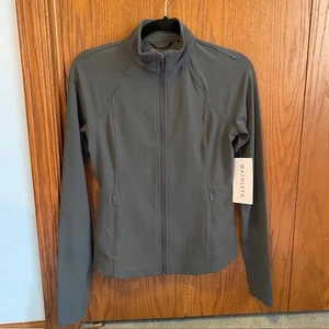 Athleta Salutation Jacket 2.0 Olive Green Size S New with Tags! - Picture 1 of 16