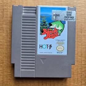 HOT-B The Black Bass Nintendo NES Game Cartridge NTSC-U/C 1989 Fishing