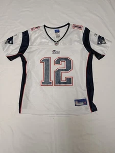 Boy's Reebok NFL New England Patriots #12 Brady Jersey Tag Size Large - Picture 1 of 12