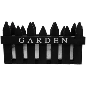 Practical Fence Plant Pot Flower Arrangement Pot Wooden Fence Flower Pot - Picture 1 of 12