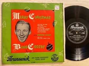 RARE 1st UK Press Bing Crosby Merry Christmas 10” LP Brunswick 50s Holiday VG+!! - Picture 1 of 8
