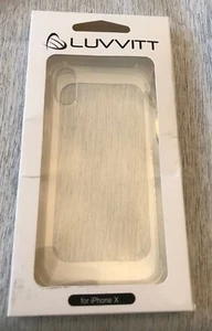 LUVVITT Clear Grip iPhone X Clear Phone Case NEW in Box - Picture 1 of 1
