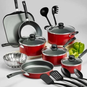 Juego de utensilios de cocina Tramontina Primaware 80119567 - rojo o negro (18 piezas) - Imagen 1 de 10