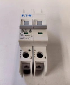 Eaton WMZT2C20 20A Circuit Breaker 2-Pole - Picture 1 of 3