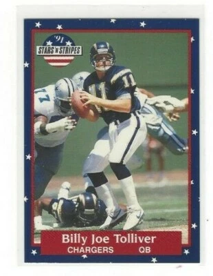 1991 FLEER STARS AND STRIPES FOOTBALL BASE SERIES SINGLES #1-140 - Image 1 of 2