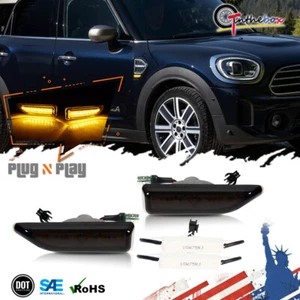 For 2017-up Mini Cooper Countryman Front Amber Side Marker Signal LED Lights Kit - Picture 1 of 9