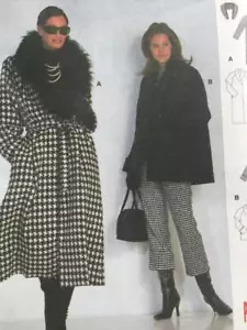 Burda Sewing Pattern 8760 Misses Ladies Loose Fitting Coat Size 8-22 Uncut - Picture 1 of 3