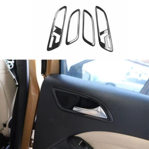 For Benz B-Class 2012-2019 ABS Carbon Fiber Interior Door Handle Frame Trim 4PCS - Picture 1 of 7
