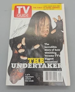The Undertaker WWF Wrestling Cover TV Guide Dec 5-11 1998 Vintage 90's Magazine - Bild 1 von 5
