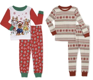 Lot of 2 Nickelodeon Toddler Boys Christmas Paw Patrol 2-Piece Pajamas 18 Months - Picture 1 of 12