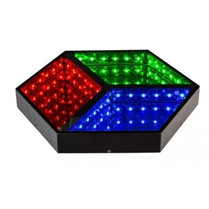 JB Systems HEXAGON 3D LED Lighting Mirror RGB Effect Decor Panel Club Wall  - Picture 1 of 4