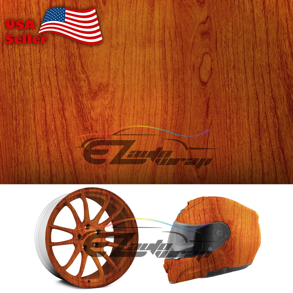 Película hidrográfica 19"x38" inmersión hidráulica transferencia de agua impresión de grano de madera #3 Foto 1 de 4