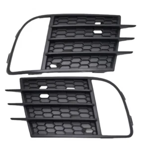 Black Front Fog Lamp Grille Net 5ND853665B 5ND853666B For VW Tiguan 2013-2018 - Picture 1 of 6