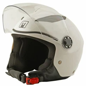 Casco Mph Jet Play Bambino Bianco Lucido Visiera Lunga Taglia L 52 - Imagen 1 de 3