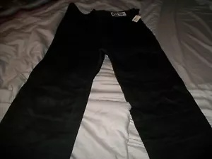 NEW G FORCE RACING FIRESUIT PANTS 2 LAYER BLACK MEDIUM SFI 3-2A/5 IMCA NHRA RACE - Foto 1 di 2