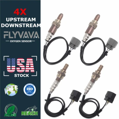 4 sensores de oxígeno lambda O2 aguas arriba y aguas abajo para Jaguar S-Type 06-08 V6/8 Foto 1 de 4