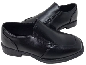Sonoma Youth Boy's Christopher Slip On Comfort Dress Shoes Black Size:1 99J - Picture 1 of 5