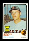 1973 Topps #193 Carlton Fisk Rated Rookie Boston Red Sox HOF NR/MT no creases