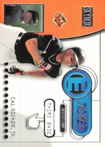 2000 SkyBox E-Ticket #4ET Cal Ripken Jr. Baltimore Orioles - Picture 1 of 2