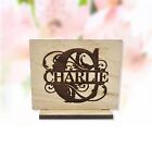 Monogram Wood Personalised Place Names, Wedding Table Decorations, Place Setting