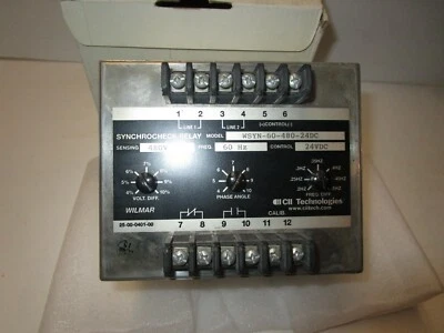 Cll Technologies Synchrocheck Relay WSYN-60-480-24DC - Image 1 of 4