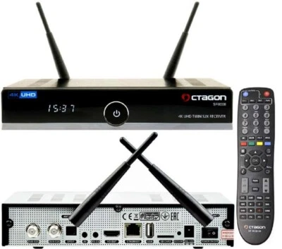 Decoder Octagon  SF8008 SUPREME 4K Combo DVB-S2XT2 Linux  Configurato OpenAtv - Immagine 1 di 4