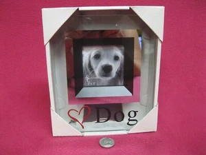 Clear Glass Border Box Frame 3x3 Love Dog LSC Accessories NIB - Picture 1 of 4
