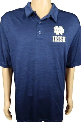 Camisa Polo de Golf Fanatics University of Notre Dame Lucha Azul Irlandés Talla XL Foto 1 de 4
