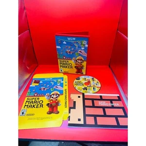 Super Mario Maker Bundle (Wii U, 2015) - w/ Outer Case & Booklet, CIB w/ Manual - Picture 1 of 2