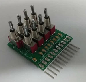 Siemens, Simatic S7-1200, 8 Position Input Simulator - WITH Indicators - Picture 1 of 9