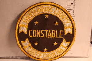 police patch SPARTANBURG COUNTY SHERIFF DEPT SOUTH CAROLINA CLOTH BACKING - Picture 1 of 1