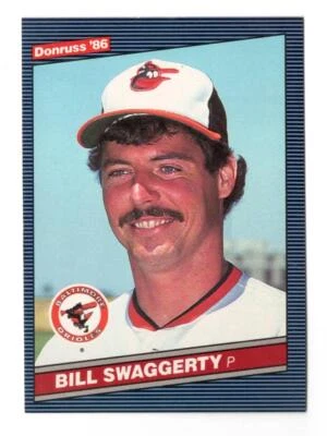 1986 Donruss Bill Swaggerty Baltimore Orioles #594 Near Mint or Better - Image 1 of 2