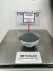 Molybdän-Pulver/Mo-Metall/Mo 99,5 %/Mo-Pulver 0,30mm/10 g/Analyse - Bild 1 von 6