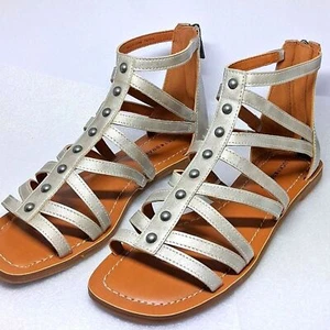 NEU Gr. 7 Lucky Brand Bryton Platinum Gladiator Sandale 37,5 - Bild 1 von 10