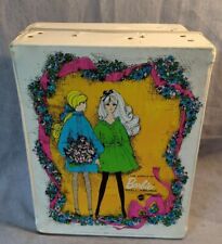 Vintage 1968 Mattel The World of Barbie Double Doll Trunk w/ stuff inside 