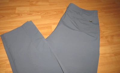 Pantalones de microfibra BANANA REPUBLIC para hombre 36 X 30 azul (azul grisáceo) look sin usar Foto 1 de 4