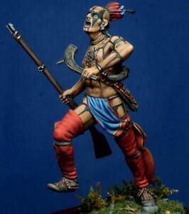 Ojibwa Warrior French and Indian War 54mm Painted Toy Soldier Pre-Sale | Art