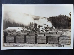 Postal con foto real antigua de principios del siglo XX sin usar Setzer's Mill Greenville Cali Eph - Imagen 1 de 2