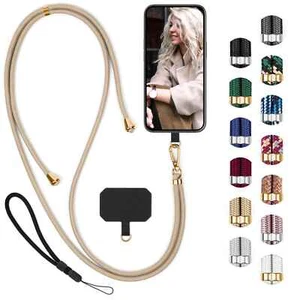 Phone Chain For BlackBerry KEY2 LE Universal Band Without Case Chain Detachable - Picture 1 of 10